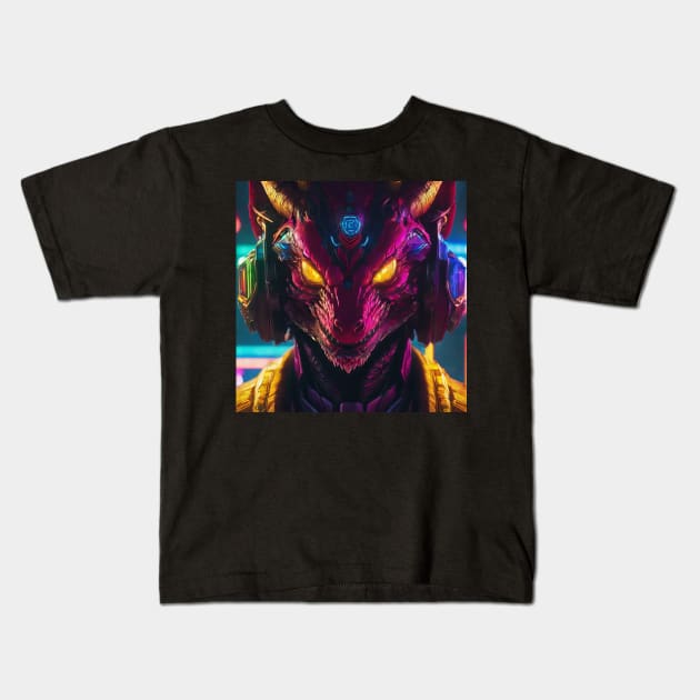 Reptilian Kids T-Shirt by TrvlAstral